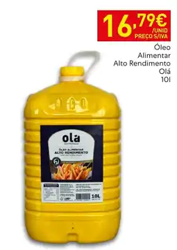 Recheio Óleo alimentar alto rendimento olá promoção