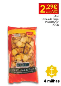 Recheio Mini Tostas de Trigo MasterChef promoção