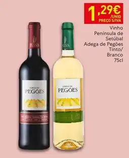 Recheio Vinho Península de Setúbal Adega de Pegões Tinto/ Branco promoção