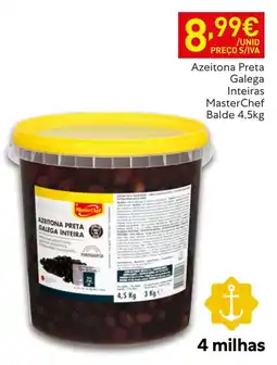Recheio Azeitona preta galega inteira masterchef promoção