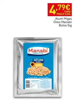 Recheio Manabí Atum Migas promoção