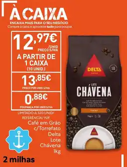 Recheio Café em Grão c/Torrefato Delta Lote Chávena promoção