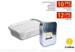 Recheio Forma de alumínio c/tampa masterchef descartável retangular promoção
