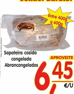Casa Cheia Sapateira cozida congelada Abrancongelados promoção