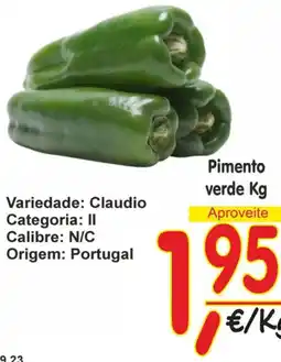 Casa Cheia Pimento verde promoção