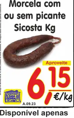 Casa Cheia Morcela sicosta promoção
