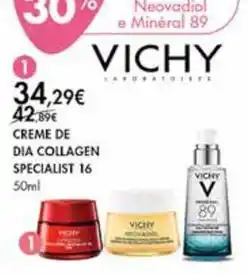 Pingo Doce Vichy - creme de dia collagen specialist 16 promoção