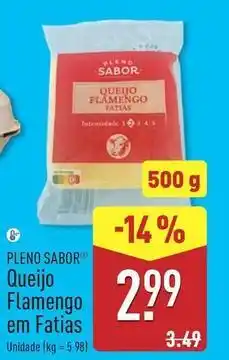 ALDI Convenção sabores - queijo flamengo em fatias promoção