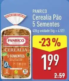 ALDI Panrico - pão 5 sementes promoção