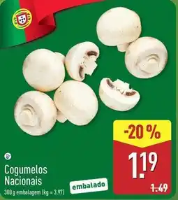 ALDI Cogumelos nacionals promoção