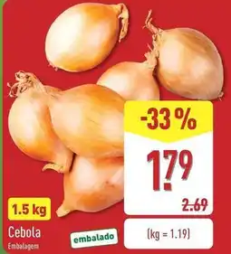 ALDI Cebola promoção