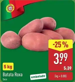 ALDI B! - batata roxa promoção