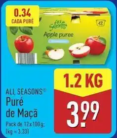 ALDI Apple - pure de maçã promoção