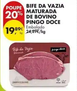Pingo Doce Pingo doce - bife da vazia maturada de bovino promoção
