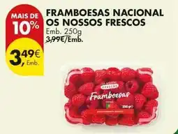 Pingo Doce Nacional - framboesas os nossos frescos promoção