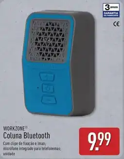 ALDI Workzone - coluna bluetooth promoção