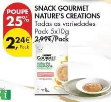 Pingo Doce Gourmet - snack nature's creations promoção