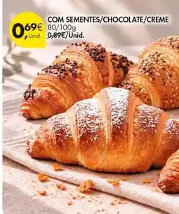 Pingo Doce com - com sementes/chocolate/creme promoção
