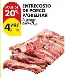 Pingo Doce A+ - entrecosto de porco p/grelha promoção