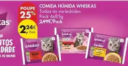Pingo Doce As - comida humida whiskas promoção