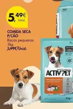 Pingo Doce Activpet - comida seca p/cao promoção