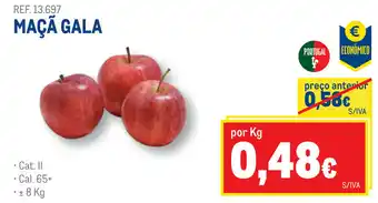 Makro Maçã Gala 8kg promoção