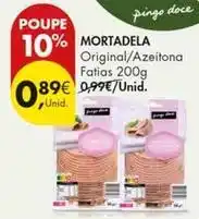 Pingo Doce Pingo doce - mortadela promoção