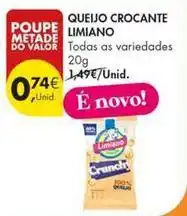 Pingo Doce Limiano - queijo crocante promoção