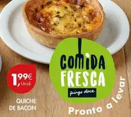 Pingo Doce A+ - quiche de bacon promoção