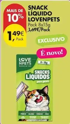 Pingo Doce Snack liquido promoção