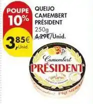Pingo Doce Président - queijo camembert promoção