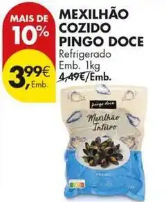 Pingo Doce Pingo doce - mexilhão cozido promoção