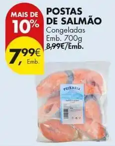Pingo Doce Postas de salmão promoção