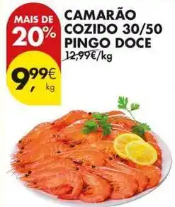 Pingo Doce Pingo doce - camarão cozido 30/50 pingo doce promoção