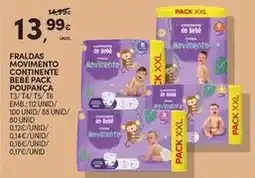 Continente Bom dia Continente - fraldas movimento bebe promoção