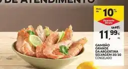 Continente Bom dia Gambao grande da argentina selvagem 20/30 promoção