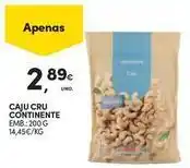 Continente Bom dia Continente - caju cru promoção