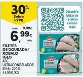 Continente Bom dia Iglo - filetes de dourada/robalo promoção