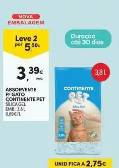 Continente Bom dia Continente bio - absorvente p/ gato promoção
