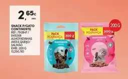 Continente Bom dia Continente - snack p/gato promoção