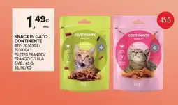 Continente Bom dia Continente - snack p/ gato promoção