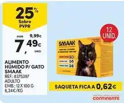 Continente Bom dia A+ - alimento humido p/ gato promoção