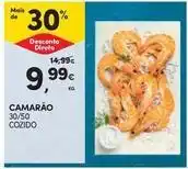 Continente Bom dia Camarão promoção