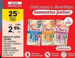 Continente Bom dia Ciao - snack p/ gato promoção