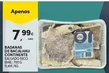 Continente Bom dia Continente - badanas de bacalhau promoção
