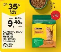 Continente Bom dia Purina - alimento seco p/ gato friskies promoção