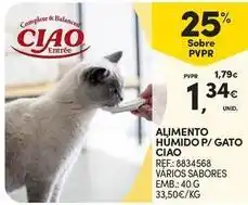 Continente Bom dia Ciao - alimento humido p/ gato promoção