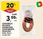 Continente Bom dia Seleção du chef - chouriça picante signature continente promoção