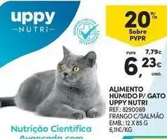 Continente Bom dia com - alimento humido p/ gato nutri promoção