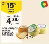 Continente Bom dia Serras de penela - conj. queijos promoção